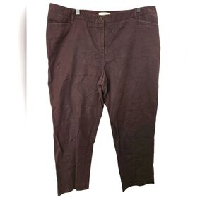 Dress Barn size 18 cropped slacks